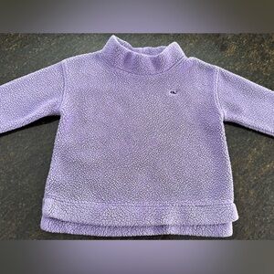 Vineyard Vines Purple Cowl Neck Sweater